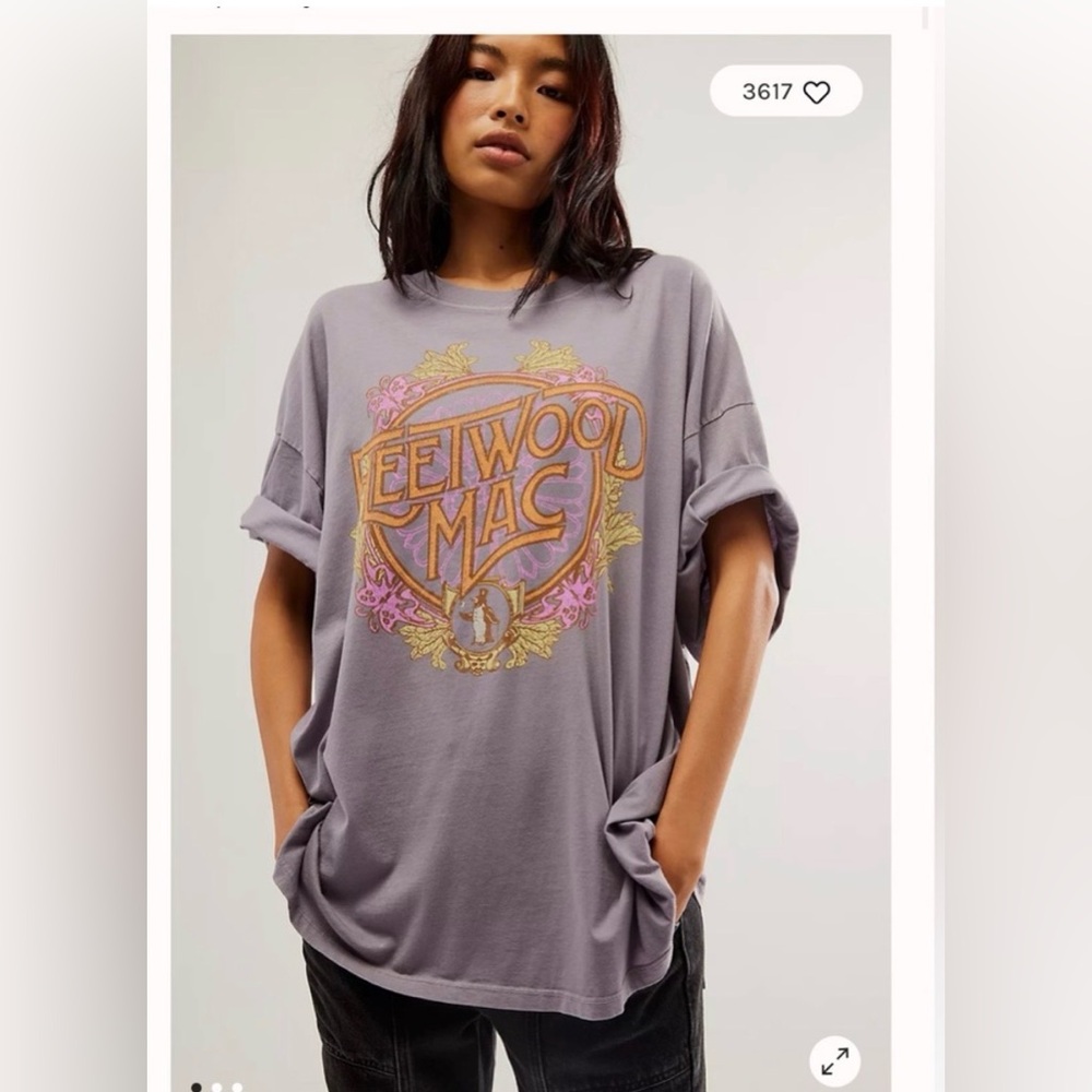 Free People X Daydreamer Fleetwood Mac Flower Tee